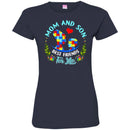Autism T-Shirt Mom And Son Best Friends For Life Cute Mother Awareness Heart Tee Shirt CustomCat