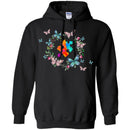 Autism T-Shirt The Pieces Fit Flowers Butterfly Autism Awareness Gift Tees Shirts CustomCat