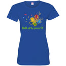 Autism T-Shirt Until All The Pieces Fit Puzzle Piece Awareness Day Gift Tee Shirts CustomCat