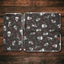 Awesome Skull Hide Under Rose Skull iPhone Case
