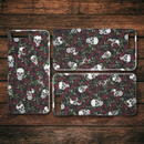 Awesome Skull Hide Under Rose Skull iPhone Case teelaunch