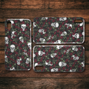 Awesome Skull Hide Under Rose Skull iPhone Case teelaunch