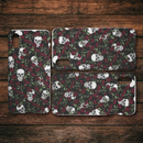 Awesome Skull Hide Under Rose Skull iPhone Case teelaunch