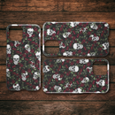 Awesome Skull Hide Under Rose Skull iPhone Case teelaunch