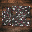Awesome Skull Hide Under Rose Skull iPhone Case teelaunch