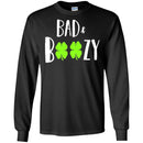 Bad And Boozy Shamrocks Funny Gifts Patrick's Day Irish T-Shirt CustomCat