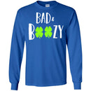 Bad And Boozy Shamrocks Funny Gifts Patrick's Day Irish T-Shirt CustomCat