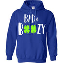 Bad And Boozy Shamrocks Funny Gifts Patrick's Day Irish T-Shirt CustomCat