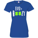 Bad And Boozy Shamrocks Funny Gifts Patrick's Day Irish T-Shirt CustomCat
