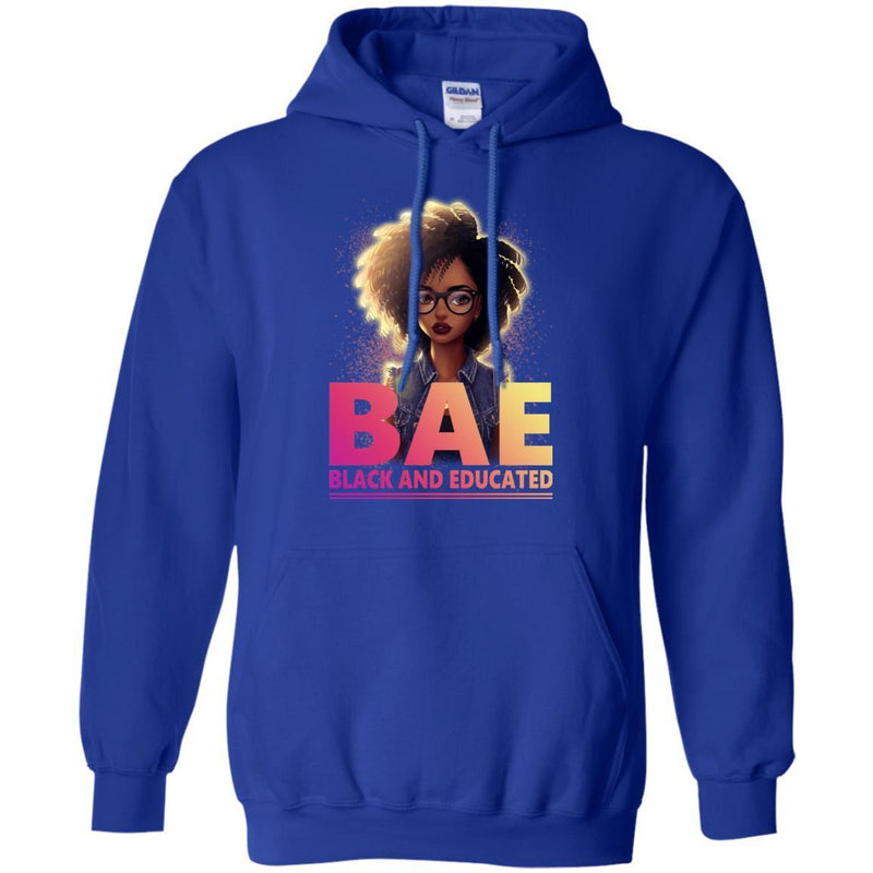 BAE T Shirts BAE Black And Educated Black History Month T-Shirt for Women Africa Pride Shirts CustomCat