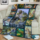 Bass Fishing 3D Fleece Blanket interestprint