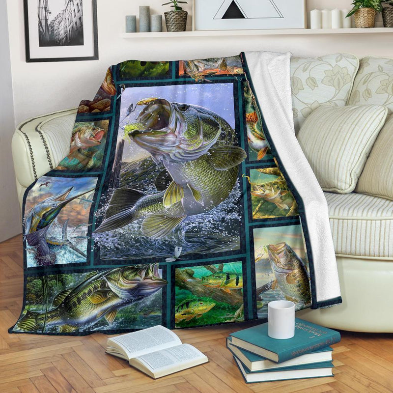 Throw Rug Fish Fleece Fish Throw Blanket