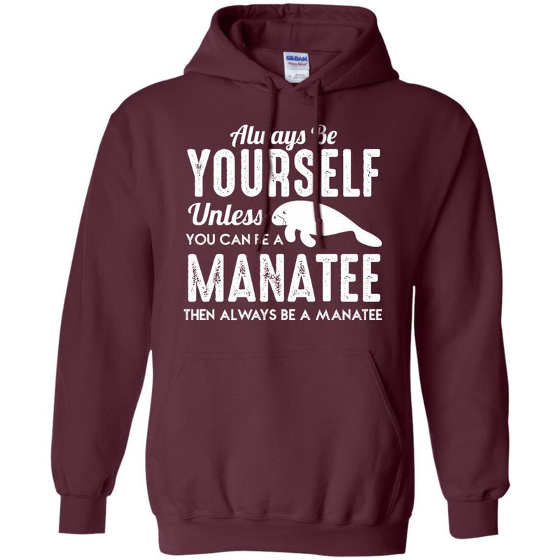 Be Manatee Mermaid T-shirt CustomCat