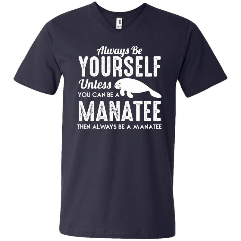 Be Manatee Mermaid T-shirt CustomCat