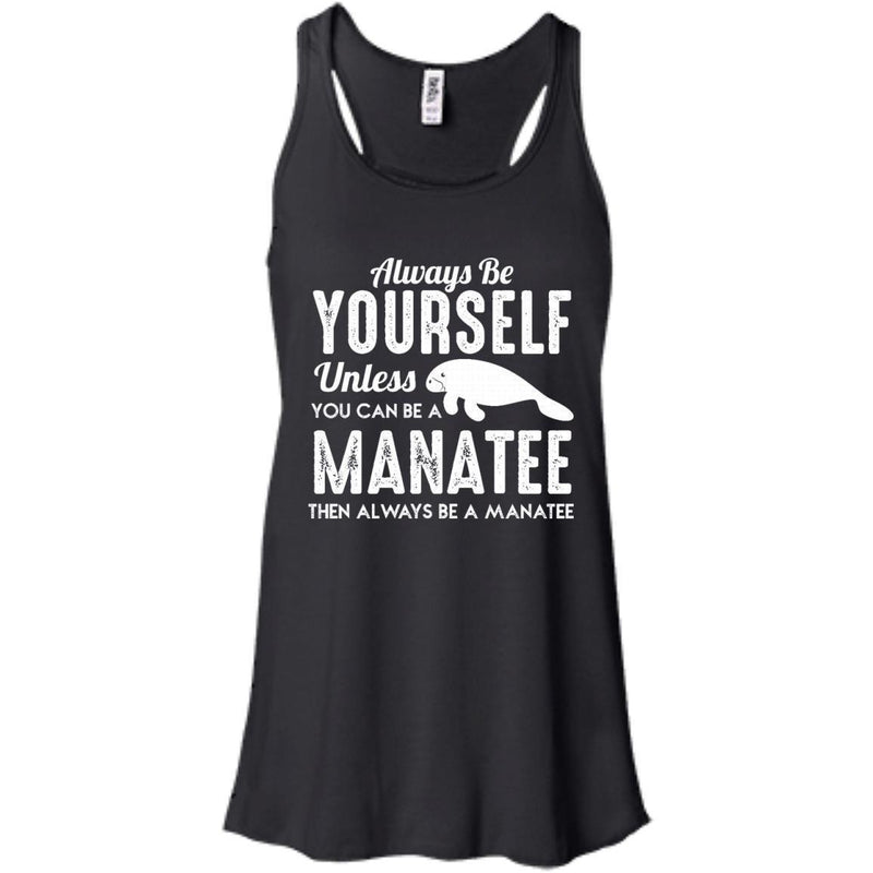 Be Manatee Mermaid T-shirt CustomCat