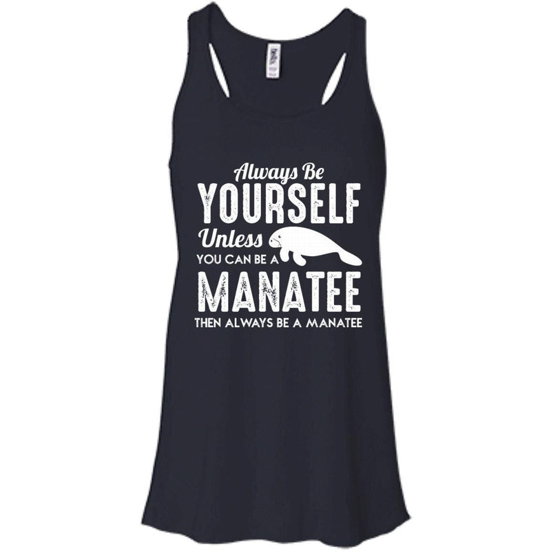 Be Manatee Mermaid T-shirt CustomCat