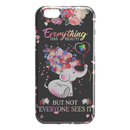 Beautiful Autism Baby Elephant With Flower iPhone Case teelaunch