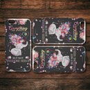 Beautiful Autism Baby Elephant With Flower iPhone Case teelaunch