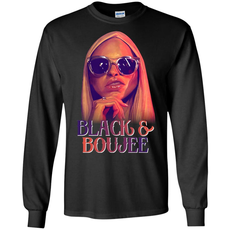 Beautiful Black And Boujee T-shirts CustomCat