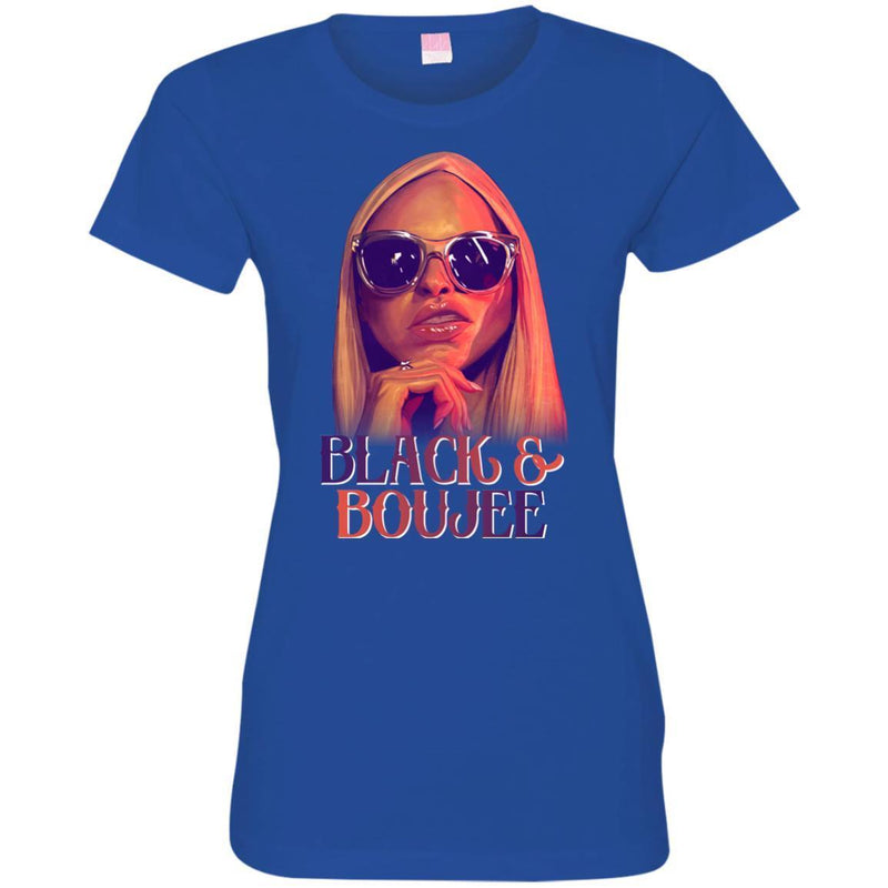 Beautiful Black And Boujee T-shirts CustomCat
