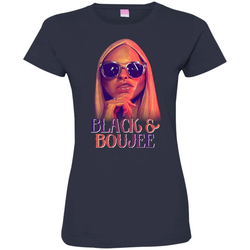 Beautiful Black And Boujee T-shirts CustomCat