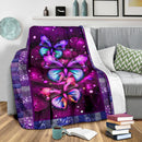 Beautiful Butterflies Fleece Blanket interestprint