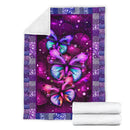Beautiful Butterflies Fleece Blanket interestprint