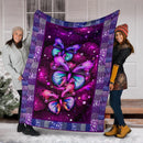 Beautiful Butterflies Fleece Blanket interestprint