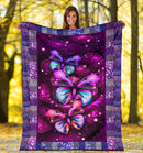 Beautiful Butterflies Fleece Blanket interestprint
