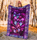 Beautiful Butterflies Fleece Blanket interestprint