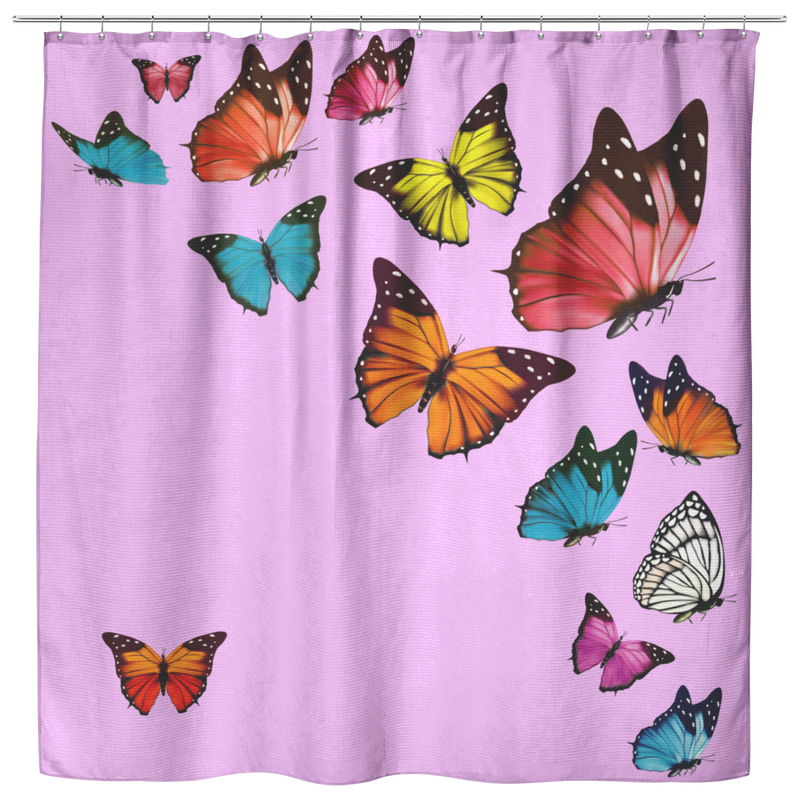 Beautiful Butterfly Shower Curtains Bathroom Decor