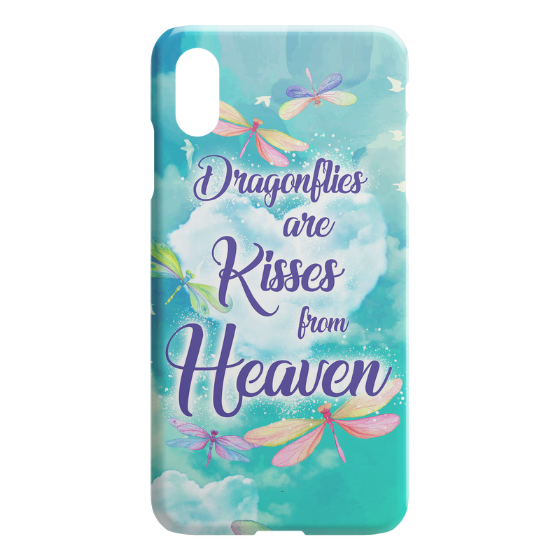 Beautiful Dragonflies Are Kisses From Heaven iPhone Case teelaunch