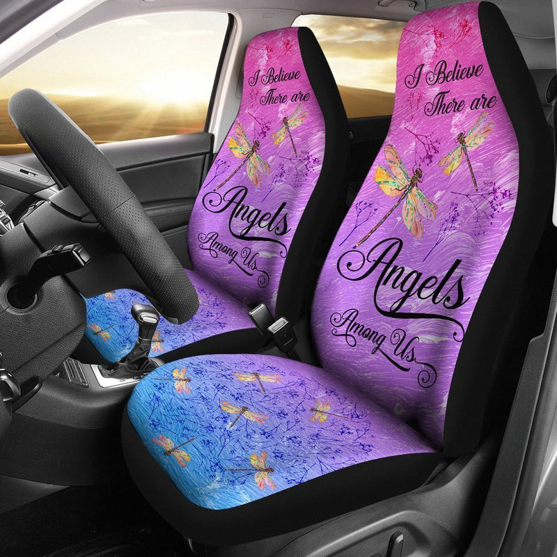 Beautiful Dragonfly Angel Among Us Car Seat Covers (Set Of 2)