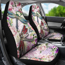 Beautiful Dragonfly Flower Car Seat Covers Set Of 2