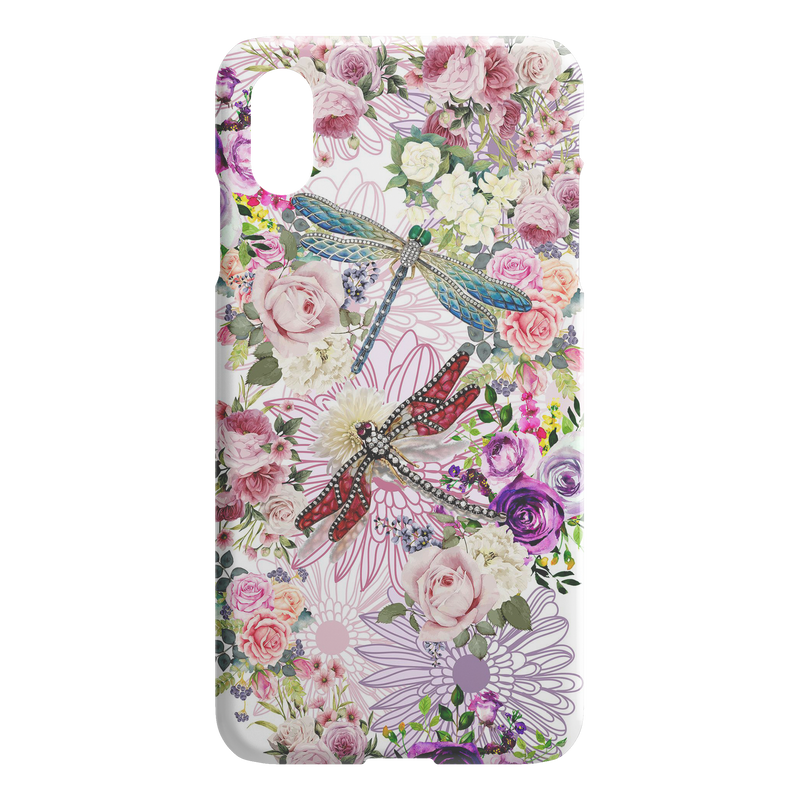 Beautiful Dragonfly Flower iPhone Case teelaunch