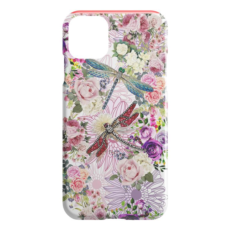 Beautiful Dragonfly Flower iPhone Case teelaunch