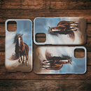 Beautiful Painting Of Horse Riding iPhone Case