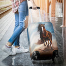 Beautiful Painting Of Horse Riding Luggage Cover interestprint