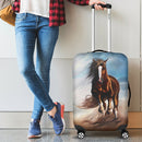 Beautiful Painting Of Horse Riding Luggage Cover interestprint