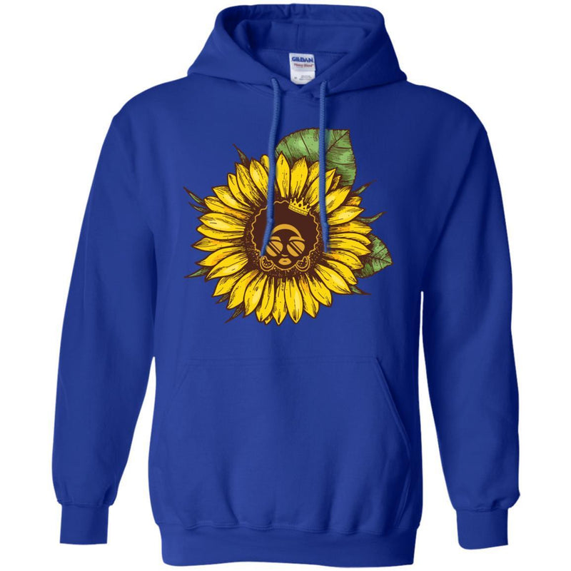 Beautiful Sun Flower T-shirt for Black Queens CustomCat