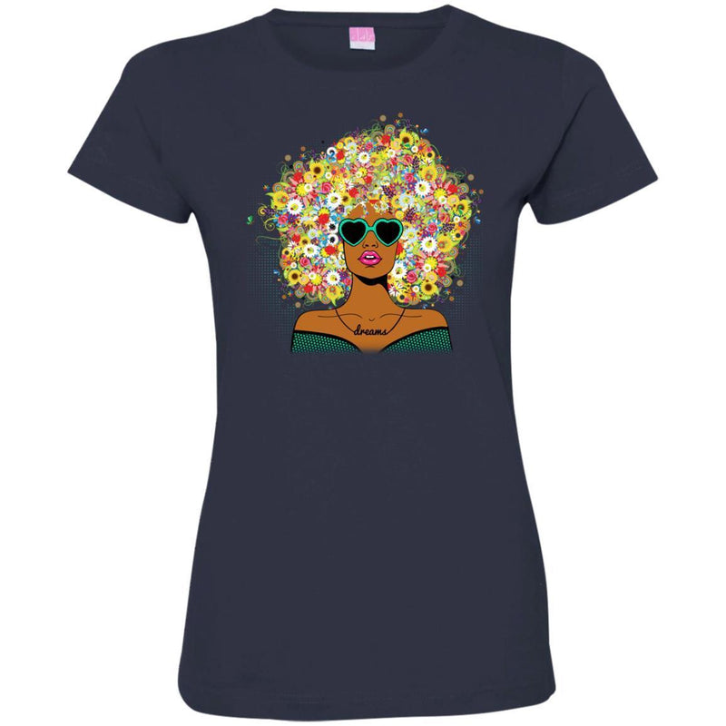 Beautiful T-shirt For Black Queens Melanin Popping CustomCat