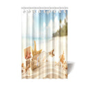 Beautiful View of The Beach - Waterproof Shower Curtain
