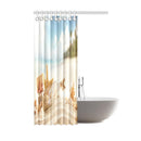 Beautiful View of The Beach - Waterproof Shower Curtain