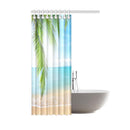 Beautiful View of The Beach - Waterproof Shower Curtain