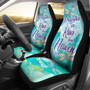 Beautiful Watercolor Dragonfly Kisses Car Seat Covers (Set Of 2)