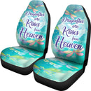 Beautiful Watercolor Dragonfly Kisses Car Seat Covers (Set Of 2)