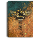 Bee Canvas - Let It Be Bee Canvas Wall Art Decor Bee - CANPO75 - CustomCat