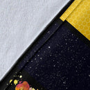 Bee Let It Be Sunflowers Fleece Blanket interestprint