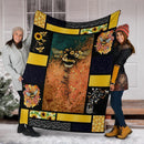 Bee Let It Be Sunflowers Fleece Blanket interestprint
