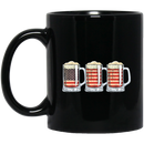 Beer Coffee Mug Beer American Flag 4th July Day 11oz - 15oz Black Mug CustomCat